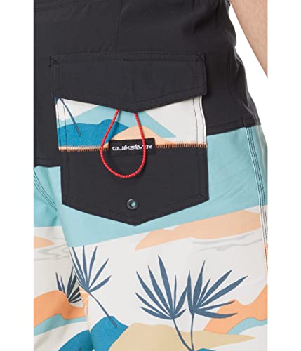 Quiksilver Surfsilk Panel 20 Boardshorts Iron Gate 30 finition premium - 3