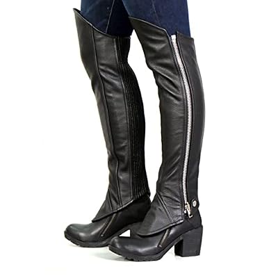 Milwaukee Leather Soft Leather Leggings/Short Chaps For Riding In Style