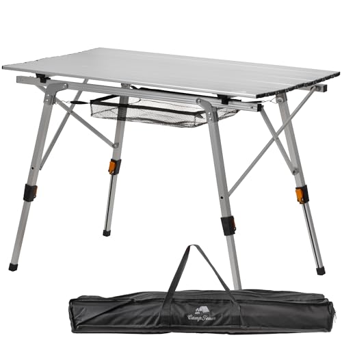 CampFeuer Campingtisch faltbar | 90,5 x 51,5 cm | Klapptisch mit...