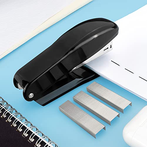 1 Pack Staplers With Desktop Staplers For Office Supplies, Black #TOP5