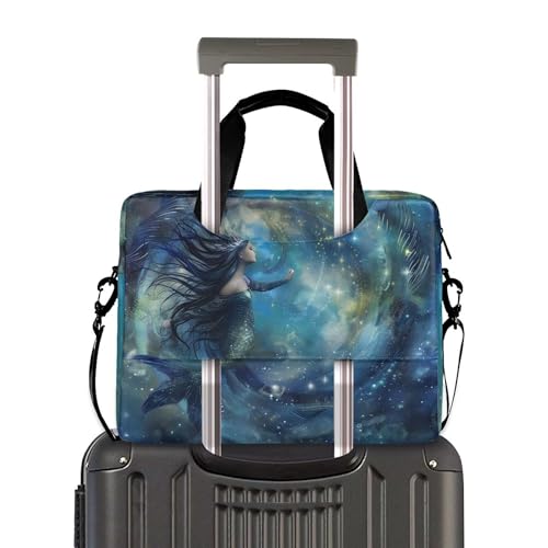 Bolsa maletín para laptop Alaza Mermaid Nebula 13-15.6 pulg miniatura 3
