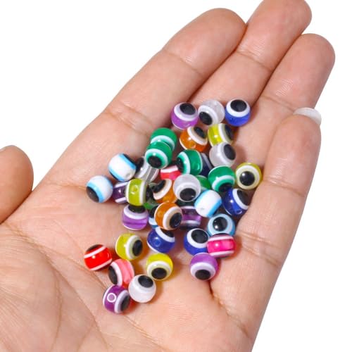 Kit de 200 Cuentas de Ojo para Pesca, Plástico Colores Mixtos miniatura 3
