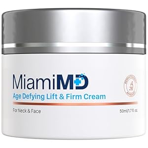 MiamiMD Age-Defying Lifting & Firming Face Cream for Women – Lift & Firm for Anti Aging, Wrinkle Reducer & Hydrating Moisturizer for Smooth, Radiant Skin, Tightening Cream for Face & Neck – 1.7oz
