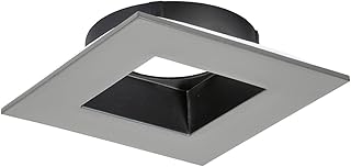Jesco RLT-4106-BK 4 in. Square Trim Downlight for RLF-4115 Light Engine, Black