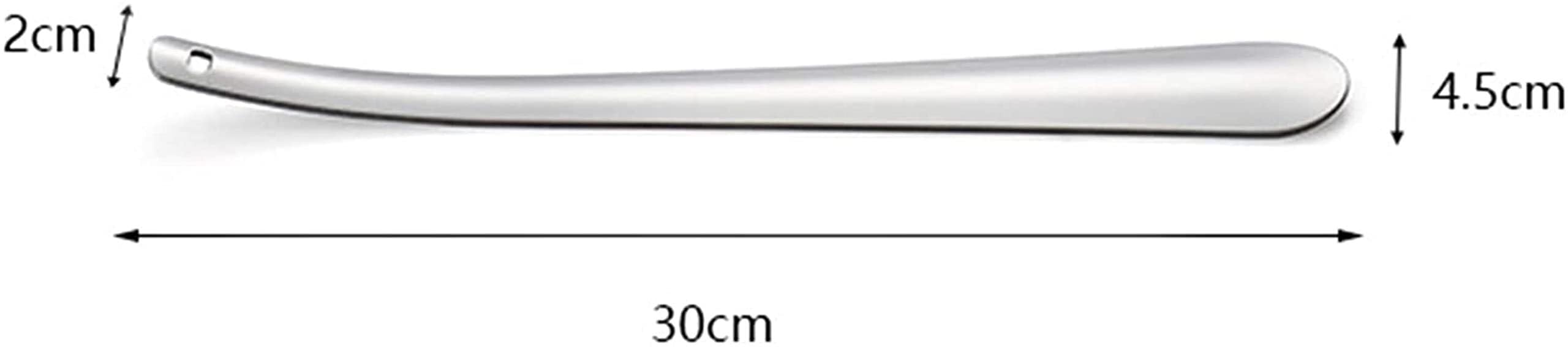 Schuhlöffel, Schuhlöffel-Expander, Schuhlöffel, extra Langer Griff, Metall-Schuhlöffel, Edelstahl-Schuhlöffel für Herren, Edelstahl-Metall-Schuhlöffel-Abzieher