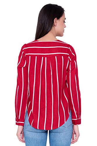 Image of rytras Women's Regular Fit Rayon Printed Top