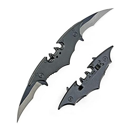 Dark Twin Blade Knife - Double Edge Folding Pocket with clip, 11" Stainless Steel Two Sharp Cut (Black)
