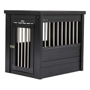 New Age Pet ecoFlex Pet Crate/End Table, Espresso, Small