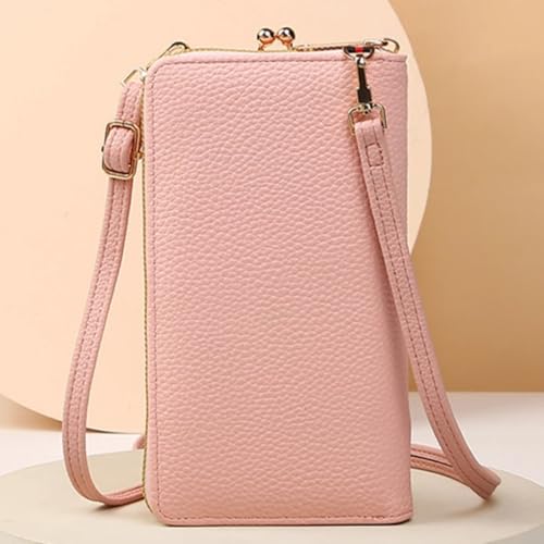 Image of TYPIFY Women's Mobile Sling Bag with Wallet | PU Leather Crossbody Pouch with Floral Embroidery | Lightweight Shoulder Purse for Girls & Ladies | Gift for Her