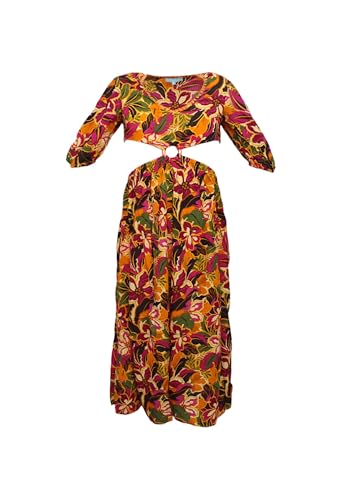 Robe multicolore légère pour rester fraîche et élégante sous le soleil