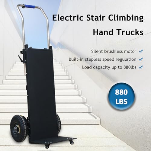 Carretilla eléctrica para escaleras 1500 W 881 lb cap. miniatura 2