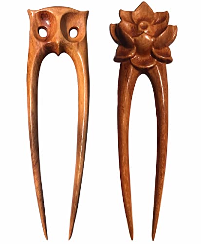 Handicraftviet Wood Hair Forks
