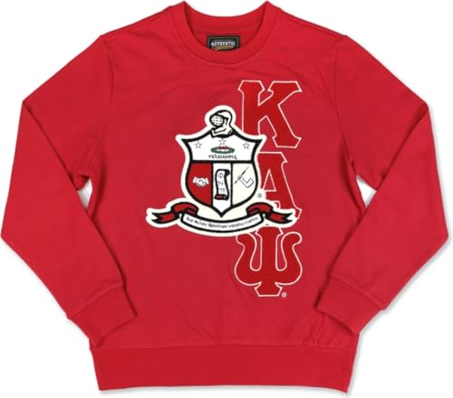 Big Boy Kappa Alpha/Α Psi Divine 9 S2 Mens Sweatshirt [Crimson Red] - ID#41350-54-208-0-0 - Main Image