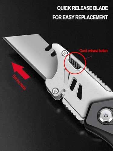 Estilete dobravel profissional, lâmina de aço afiada retrátil de 18 mm, resistente para cortar papel