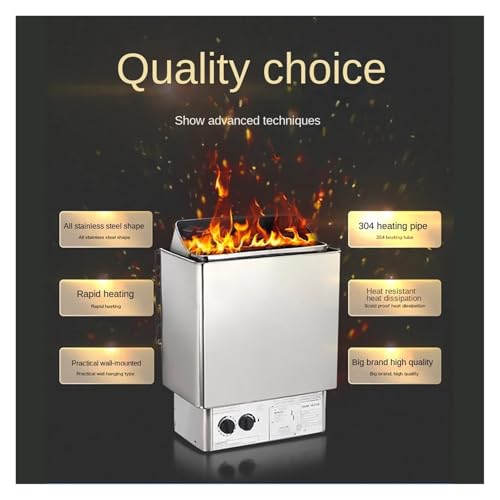 Estufa de sauna 4.5kw con horno seco de acero inoxidable de alta retención 3