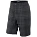 Nike Golf Men's Plaid Shorts - Black/Night Stadium 30