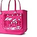 BOGG BAG - Original, Large Tote - Haute Pink, White Buttons - 19in L x 9in W x 14in H - Beach, Pool, Boat, Sports - All Purpose EVA - Lightweight, Washable, Durable