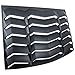 PENSUN Rear Window Louver Cover Fit for Ford Mustang GT Coupe 2005–2014, Matte Black Rear Window Scoop Sun Shade Vent Visor, ABS Exterior Decoration Accessory for Muscle Car Styling