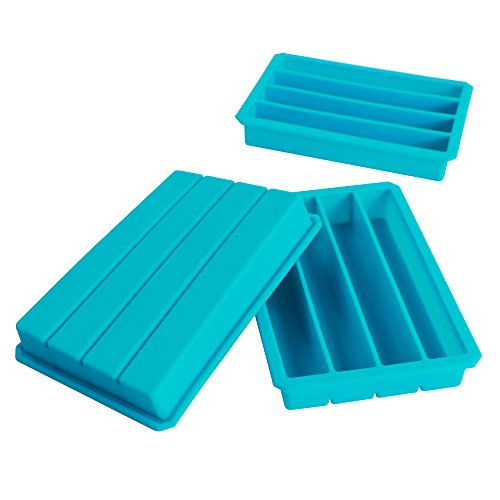 Webake Silicone Ice Cube Trays For Water Bottles Ice Cube Mold 12 Cavity, Easy Release Long Ice Cube Sticks For Bottled Beverage, Soda, Sport Drinks, Burritos Egg, Pack Of 3 #TOP4