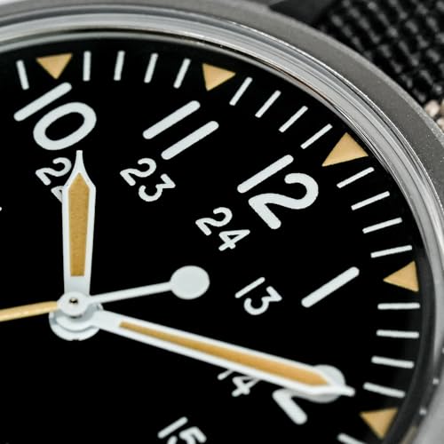 Image of TACTICAL FROG Militado ML07 36mm Field Watch, Japan VH31 Sweep Seconds or 2035 Movt, Men's Military Watch 10 ATM Waterproof Analog Watches for Men and Women Unisex Wristwatch
