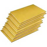 Epoxy Insulation Board - 3240 Grade Electrical Insulation Sheet for Industrial Machinery, 0.3mm Thickness, Yellow(10cmx10cm 10pcs)