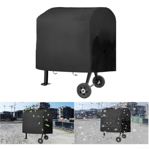 Housse pour bétonnière 600D Oxford bâche de protection étanche noir 51x31.5x43 pouces