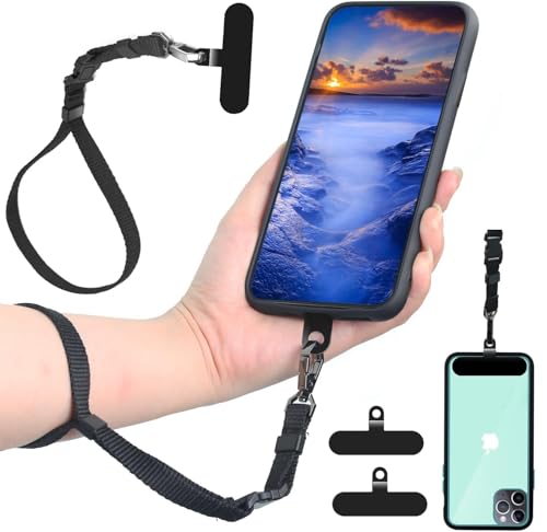 Image of M MYECOGO Heavy Duty Phone Wrist Strap for Case, Detachable Phone Lanyards for GoPro, Camera, Phone Case, Keychain (Phone Wrist Strap)