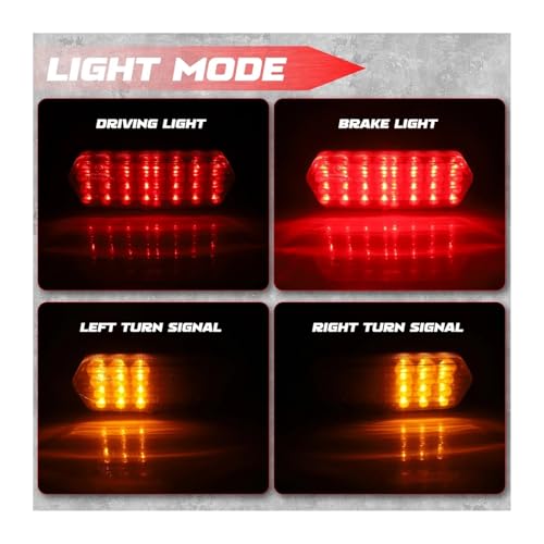 Luz trasera LED integrada Hon&da MSX Grom 125 intermitentes CB 650 F 5