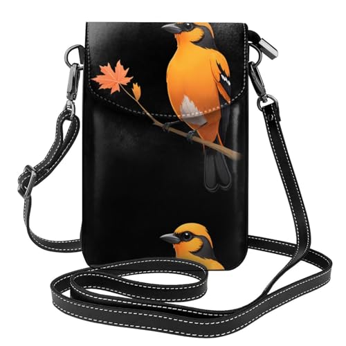 Pochette téléphone en cuir imprimé feuille d'érable YYHWHJDE style tendance