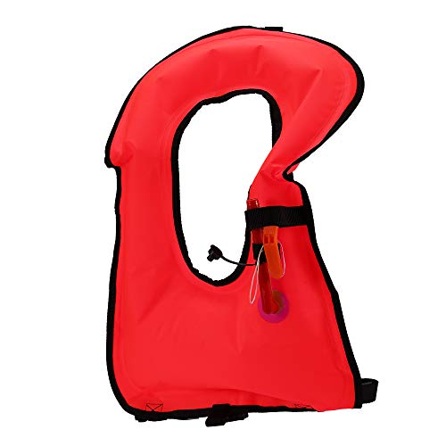 KKmoon Colete inflável para mergulho com snorkel coletes salva-vidas adultos para mergulho com snork