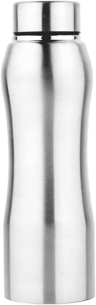 Compact water bottle with strong cap design suitable for school bags and office totes