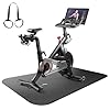 Bike Mat Exercise Bike Mat,Treadmill Mat for Carpet & Hardwood Floors,Mats for Gym Equipment,Indoor Exercise Equipment Mat,Exercise Mat,Fitness Mat,Stationary Bike Mat (Black, 23.6″ × 47.3″)