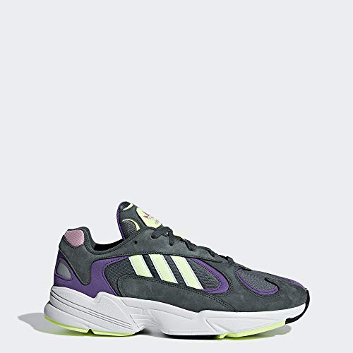 adidas Originals Yung 1 - Legend Ivy / Hi-Res Yellow / Active Purple