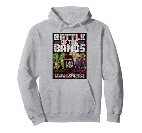Teenage Mutant Ninja Turtles Battle of the Bands '84 Cartoon Pullover Hoodie