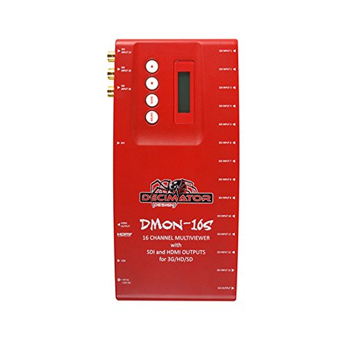 Decimator Design DMON-16S | 3G HD SD Quad Split Multiviewer with HDMI