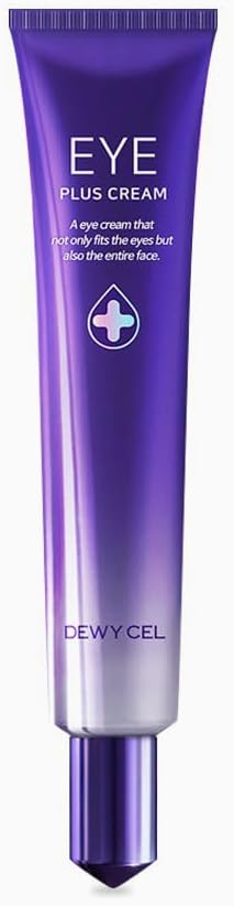 DEWYCEL EYE PLUS CREAM with Adenosine, Madecassoside, and Peptide Complex for Wrinkles, Dark Circles, and Dullness | Premium Korean Skincare | 1.0 fl oz / 29.6 ml