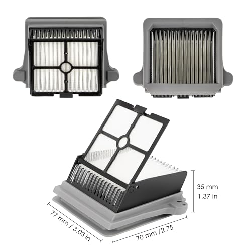 Image of (4 Pieces) Floor ONE S7 Pro HEPA Filters Compatible With Tineco Floor ONE S6 / iFloor 5 Breeze Complete Wet Dry Vacuum Cleaner, Replacement Parts (Note: Not compatible with Floor ONE Stretch S6)
