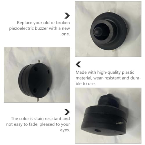 Altavoz de agudos para coche y bocina de viento piezoeléctrico Artibetter negro, 4 unidades 2
