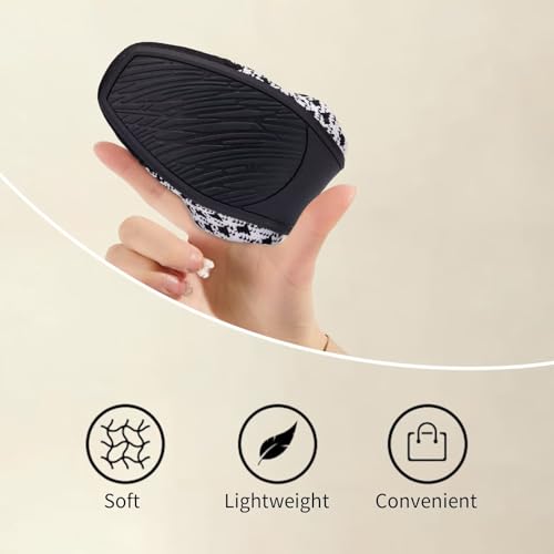 Image of Frank Mully Women's Flats Square Toe Mary Jane Shoes Ballet Flats with Strap Comfortable Slip On Knit Shoes Dressy Casual