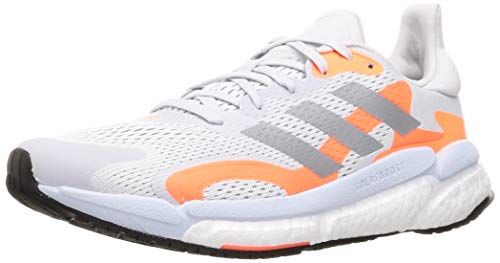Adidas Solar Boost 21 M, Zapatillas para Correr Hombre, Dash Grey Silver Met Screaming Orange, 39 1/3 EU