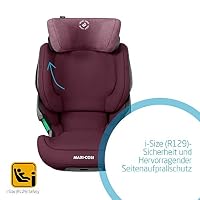 Maxi-Cosi Kore i-Size Kindersitz, 3,5–12 Jahre, 100–150 cm, ISOFIX Kindersitz, Verstellbare Höhe/Breite, Side Protection System Plus, Schnelles & Einfaches Anschnallen, Authentic Red – Ansicht 5
