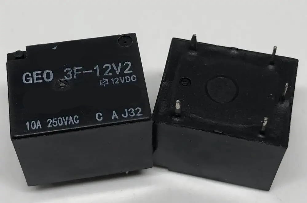 Relé de 5 pines 3F-12V-A de alta resistencia y conductividad estable para entornos industriales
