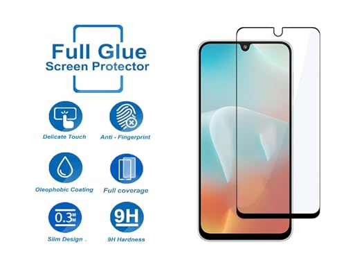 Image of HD Tempered Glass Screen Protector Compatible for Samsung Galaxy F16 5G with Edge to Edge coverage and Easy Installation kit