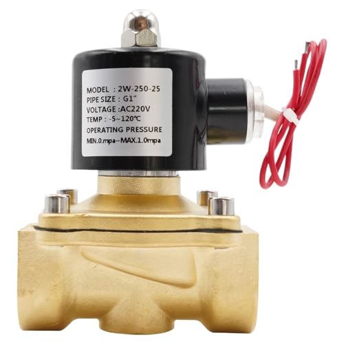 Électrovanne électrique contre les fuites d'eau vanne de sécurité AC 220V 1,9 cm NBR - 2