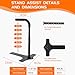 Horilorn 6-Levels Chair Couch Stand Assist Aid for Elderl, Adjustable Couch Cane/Rails/Handles for Seniors Sit to Stand, Sofa Lift Pro Standing Aids & Supports Devices, 400LBS Capacity