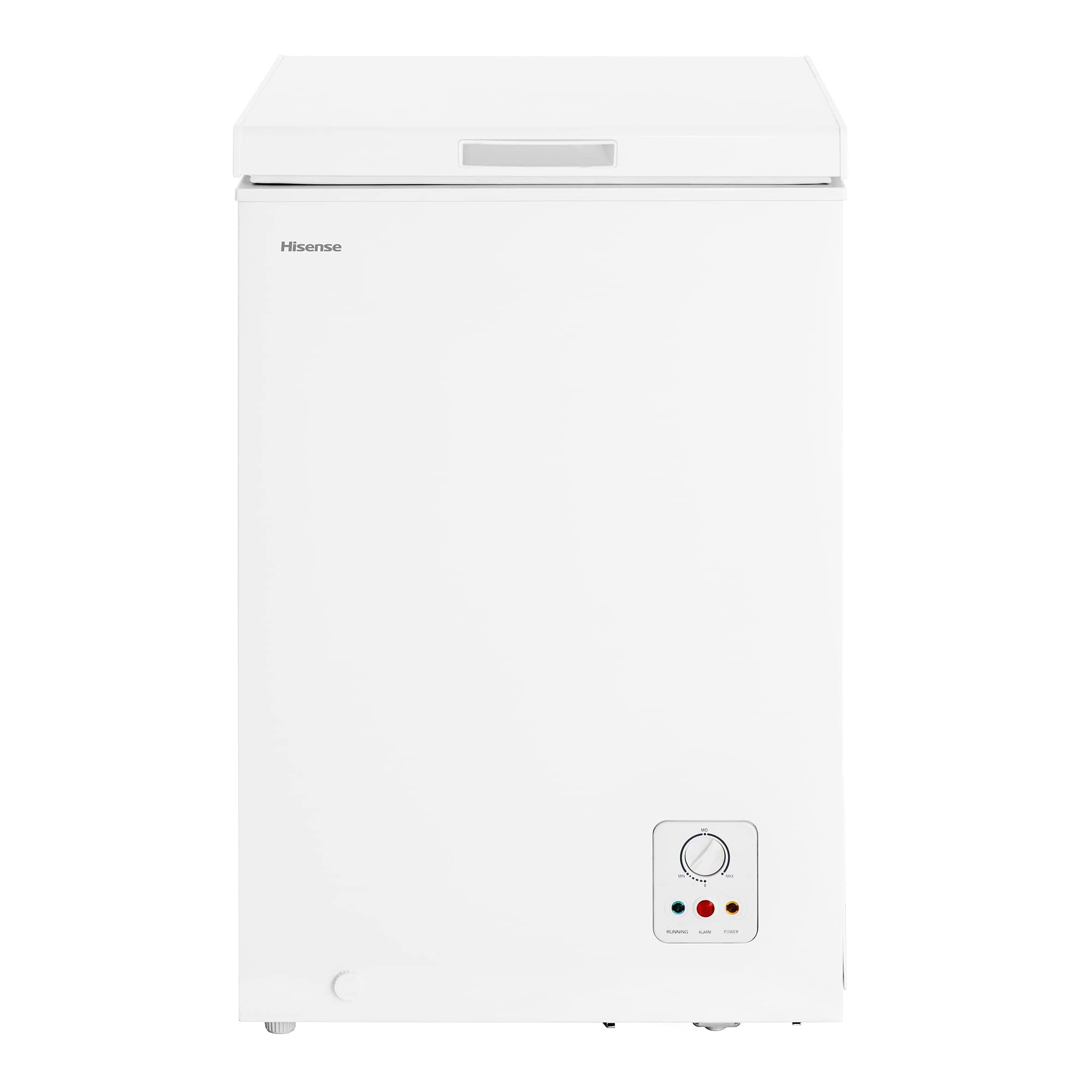 Hisense MCF95E – Congelador Baúl Capacidad 95 L, Silenciador 40 dB, Blanco, 54,6 x 47,9 x 85,4 cm