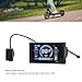 RiToEasysports 2472V Electric LCD Display, S966 LCD Display Meter Control Panel for Electric for 22.2mm 0.9in Handlebars