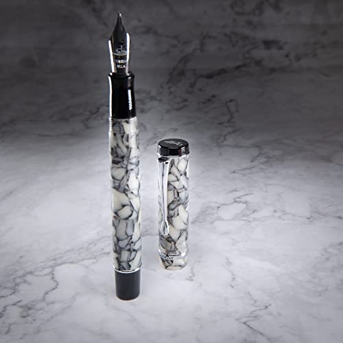 Conklin Duragraph Fountain Pen - Broad Nib Fountain Pen, Cracked Ice (Ck71310: Ck71314) #TOP2