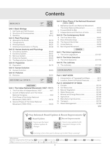 Image of Oswaal ICSE Competency Focused Questions Chapter-wise Class 10 (Physics, Chemistry, Maths, Biology, English Paper-1 & Paper-2, Geography, History & Civics) | 40% Competency-Based