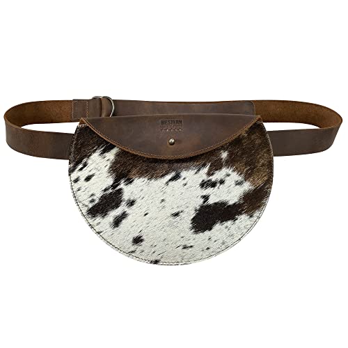 Western Leather Works, Fanny Pack Handmade From Full Grain Leather - Adjustable Strap - Carry, Organize And Store Money, Phone, Great For Travel And Festivals - Furry #TOP22